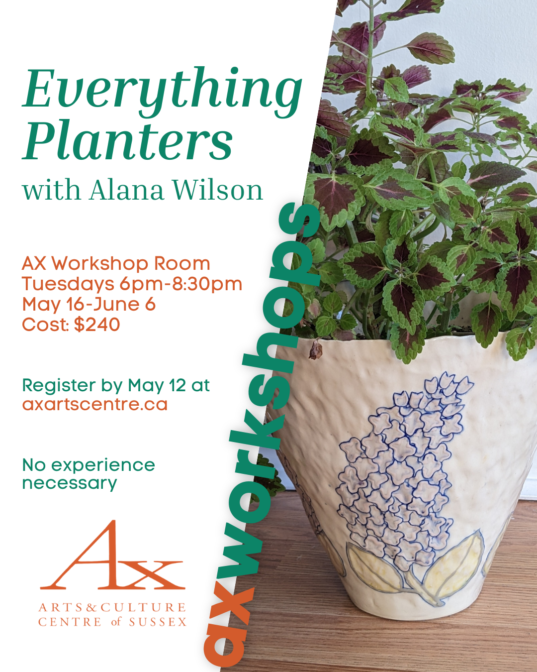 Everything Planters with Alana Wilson AX, the Arts and Culture Centre